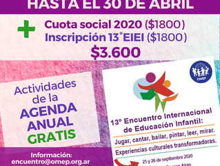 Inscripción al 13° Encuentro