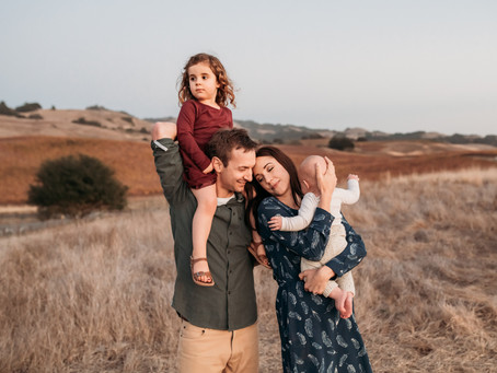 Beautiful Sunset Family Session, Sonoma County!