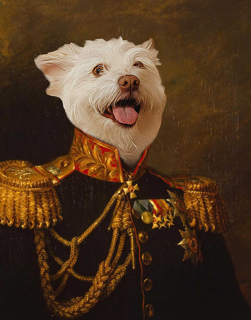 Thumbnail: Royal Pet Portraits – Custom Baroque-Style Oil Paintings