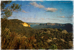 Robert Fraisl - Abenteuer am Hippie Trail: Panoramablick über die weiten Täler der Blue Mountains, New South Wales