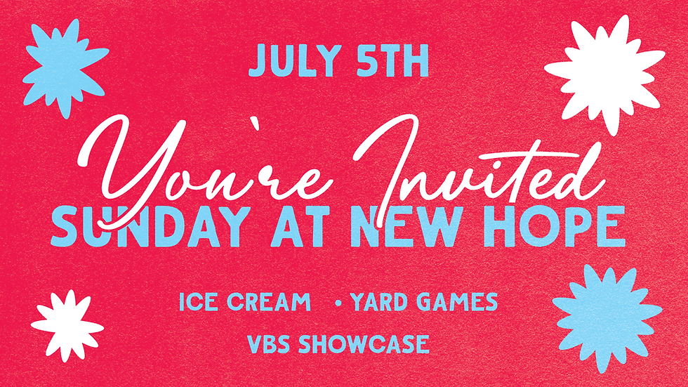 Sunday Service - July 5, 9:00am