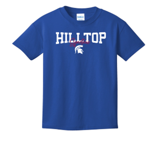 Hilltop Spartans T-Shirt - ROYAL BLUE