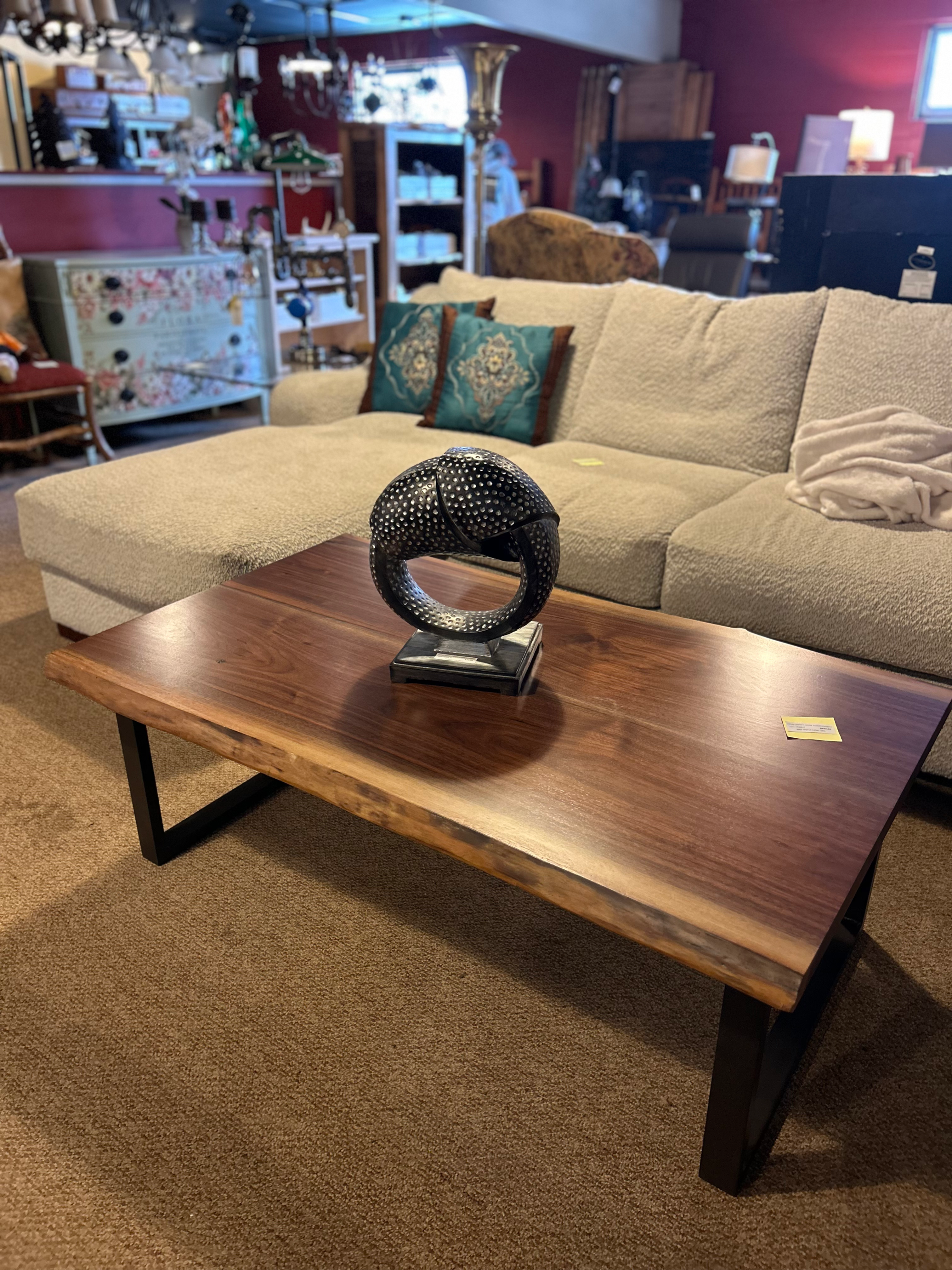 Handcrafted Black Walnut Coffee Table 