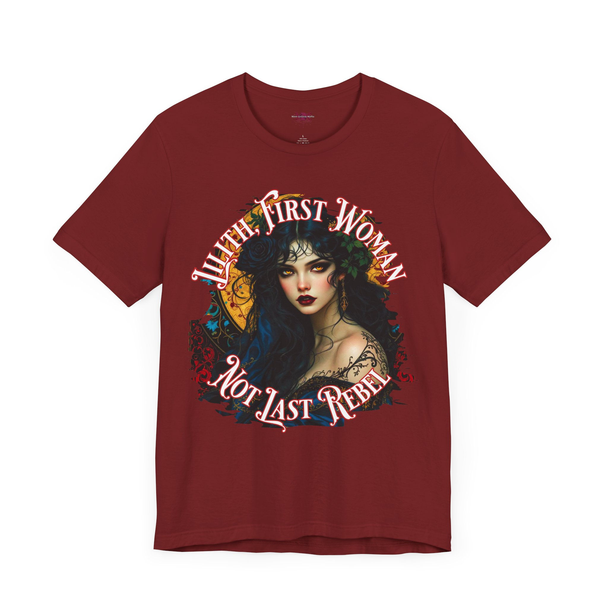 'Lilith, First Woman, Not Last Rebel' Unisex Jersey Tee - Graphic Tee