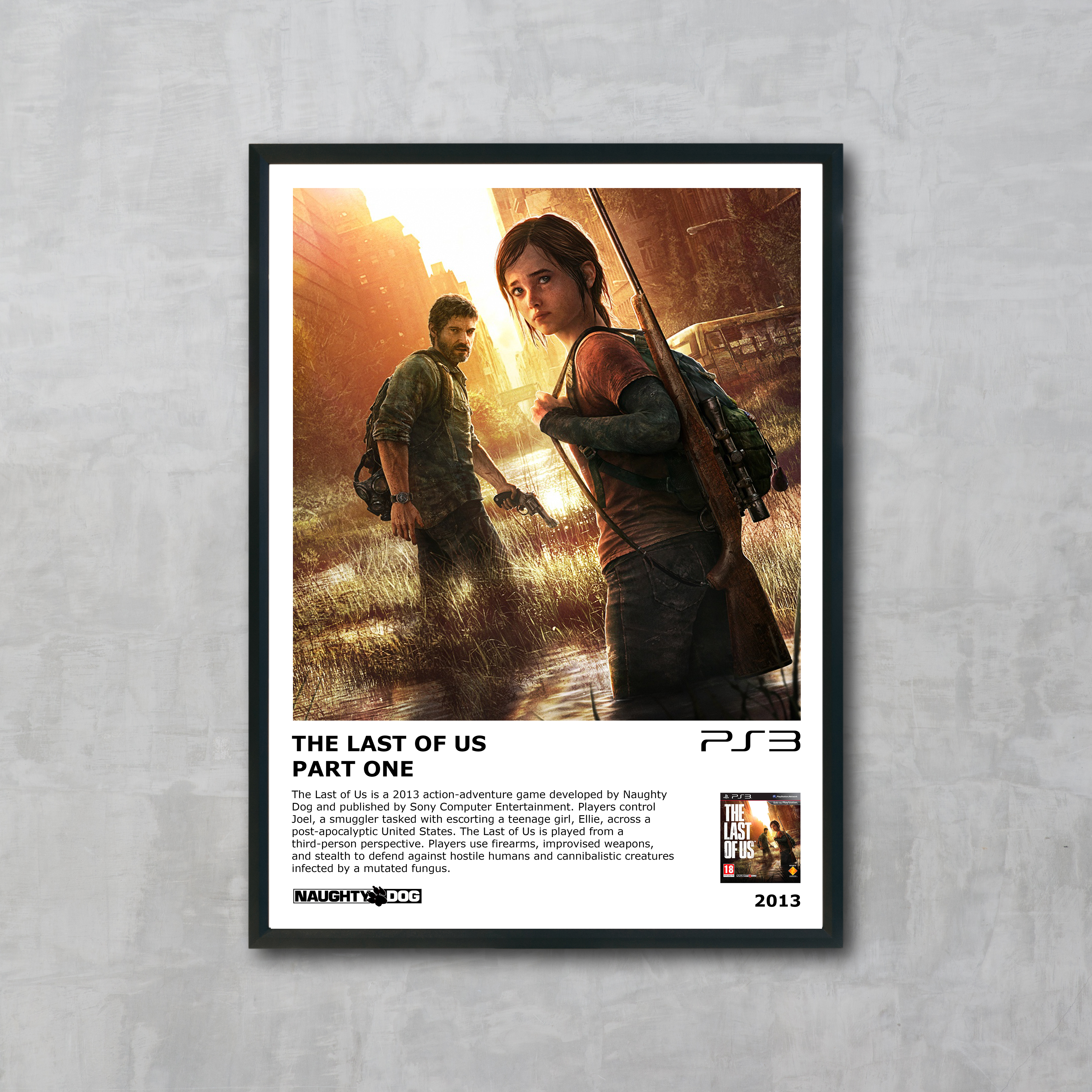 Last Of Us - Informative Art Print - A3 Size