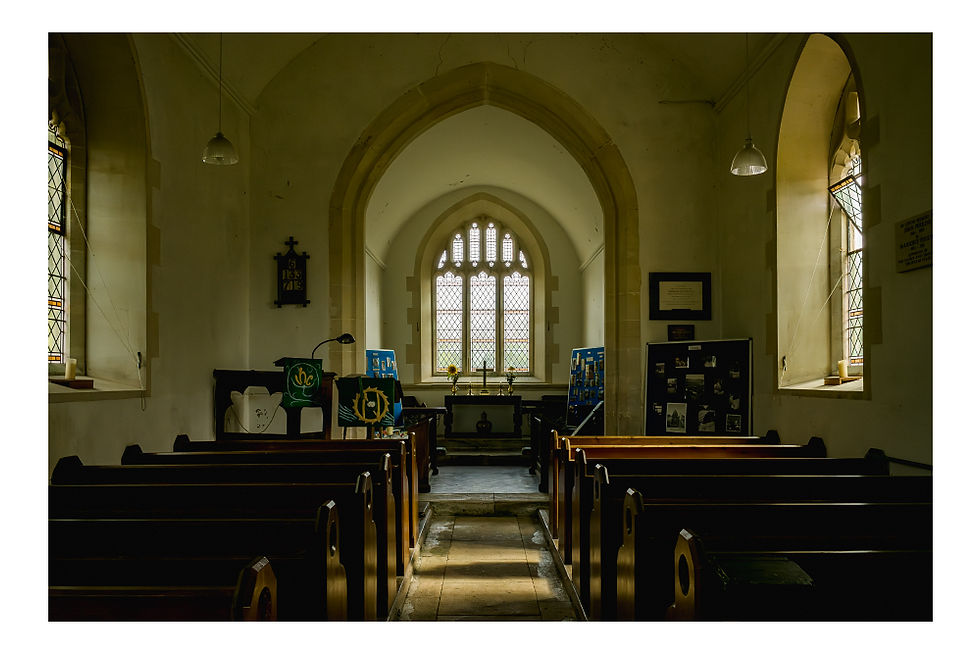 Interior of Church of St. Nicholas, Slaughterford