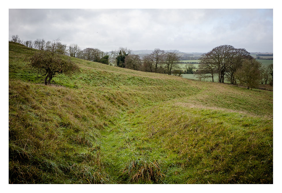 Sunken Track - the route for transporting clay?