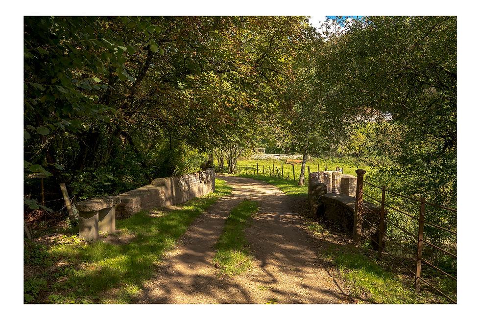 Bridge over By Brook at Long Dean
