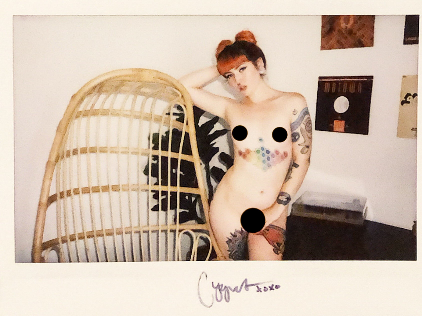 Cygnet Suicide Signed Instax 4