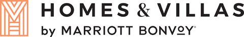 The logo for Homes & Villas by Marriott, who is a partner of Finest Retreats. Finest Retreats are one of the best holiday let management companies in the UK.