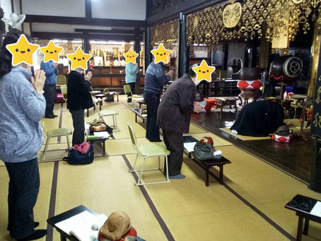 1月25日、念佛講と書道教室を開催しました。