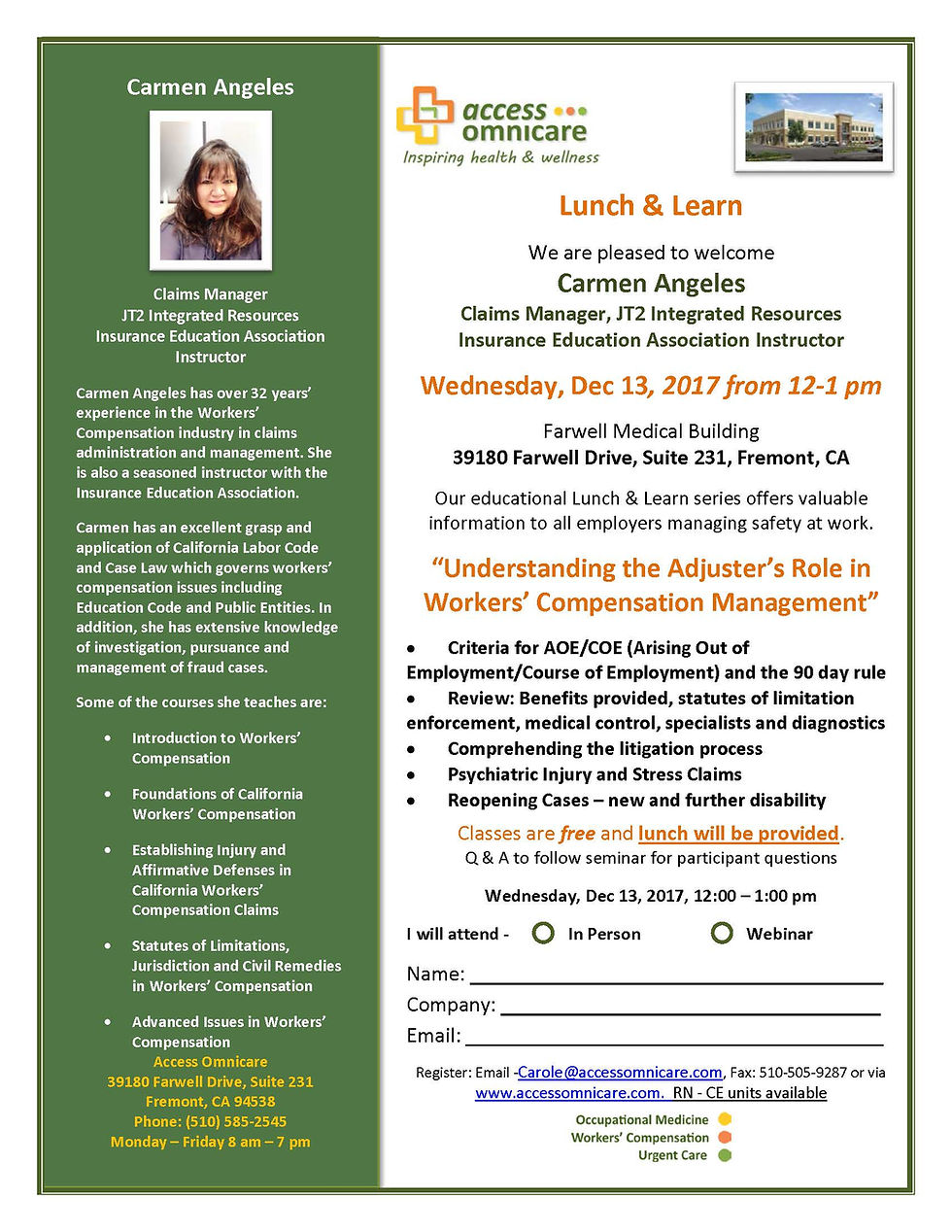 Lunch and Learn-JT2-Omnicare