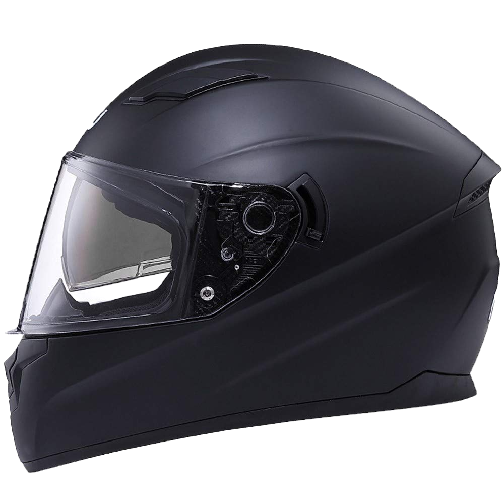 FULLFACE F-700 קסדה מלאה לאופנוע קורקינט אופניים חשמליים עיצוב שחור חלק