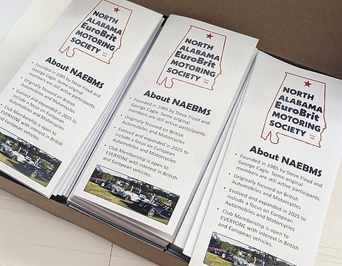 Club Brochures in box 2025-05-30