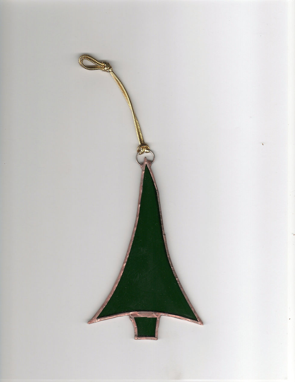 Green Christmas Tree Ornament Suncatcher