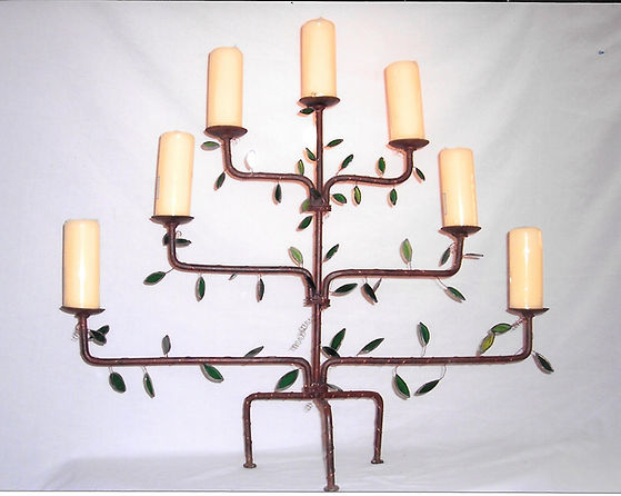 Glass and Wire Candelabra.jpg