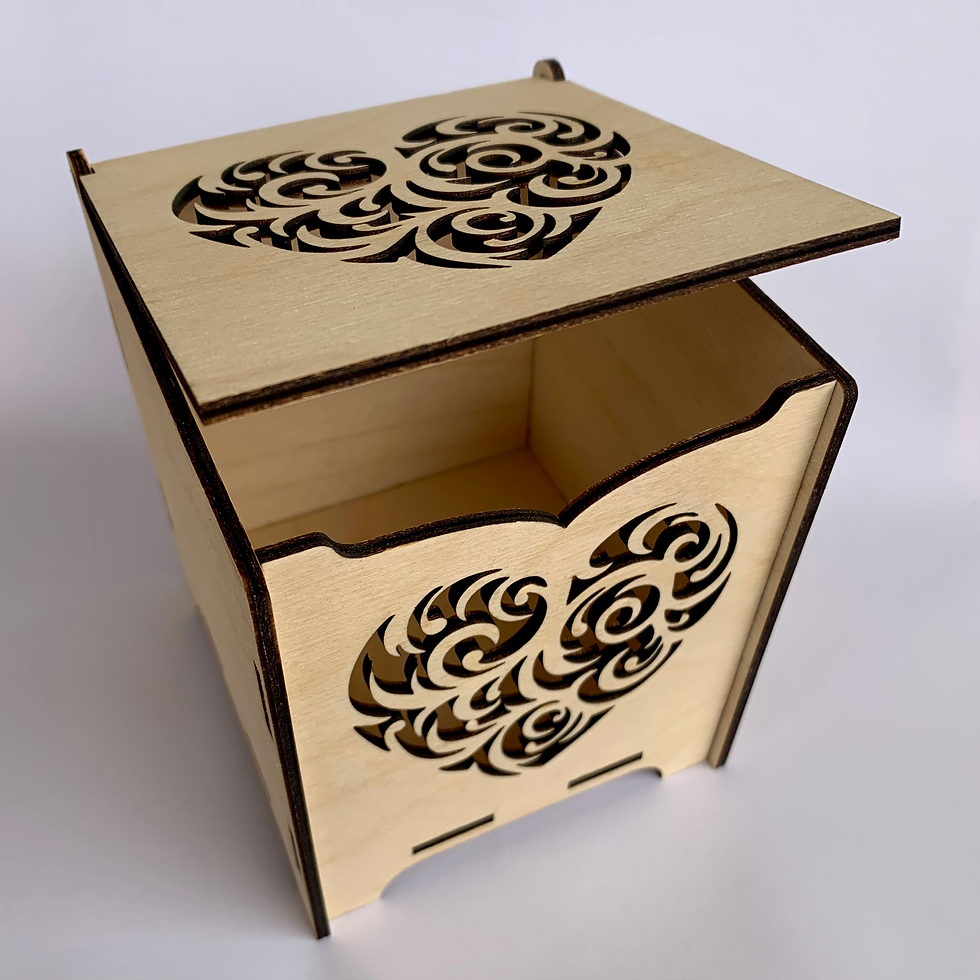 Miniatura: SCATOLA DI CUORI