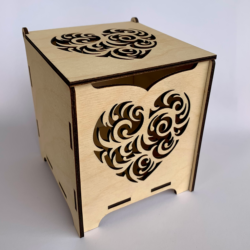 Miniatura: SCATOLA DI CUORI