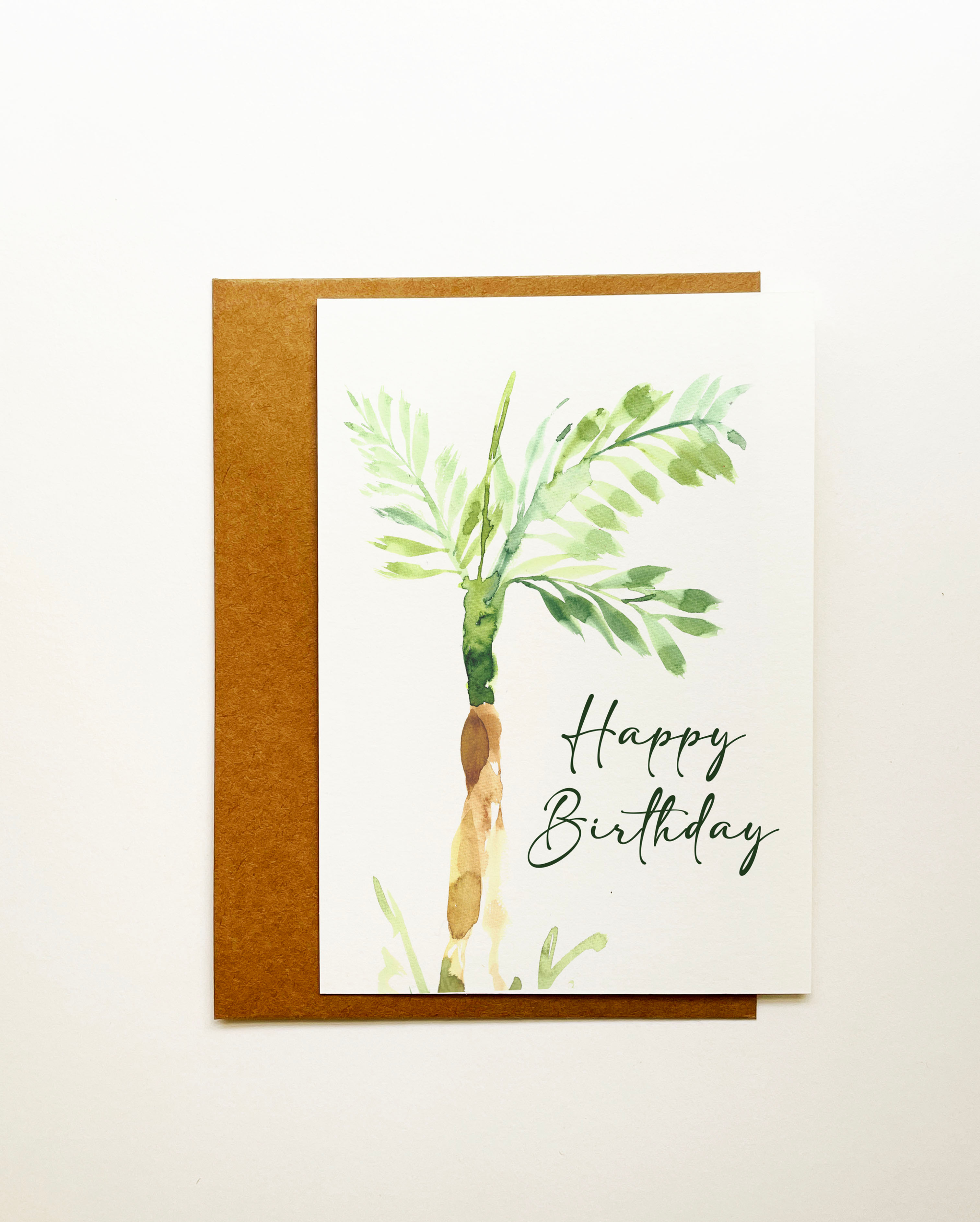 The Birthday Palm Greeting Card