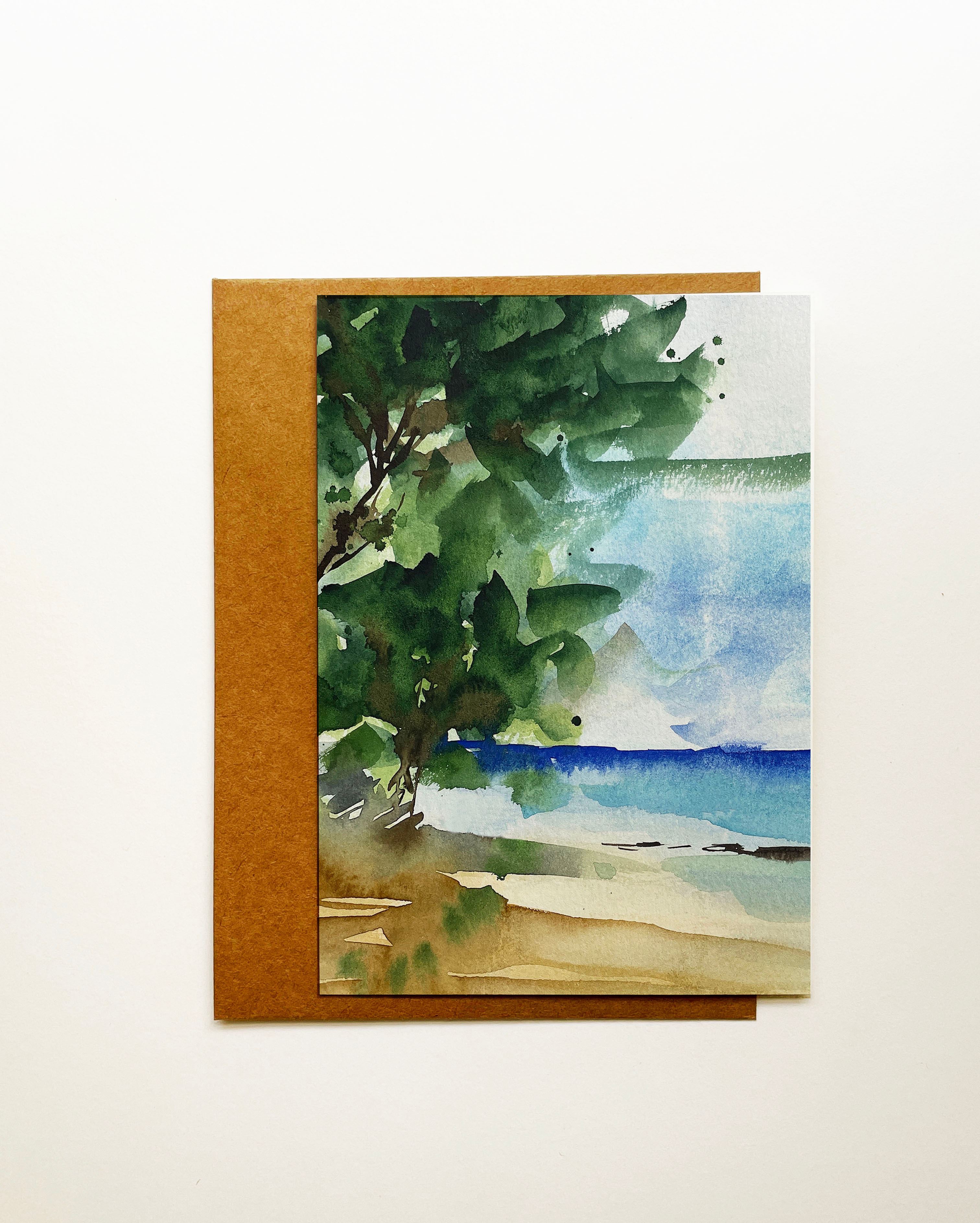 Blue Horizon Greeting Card