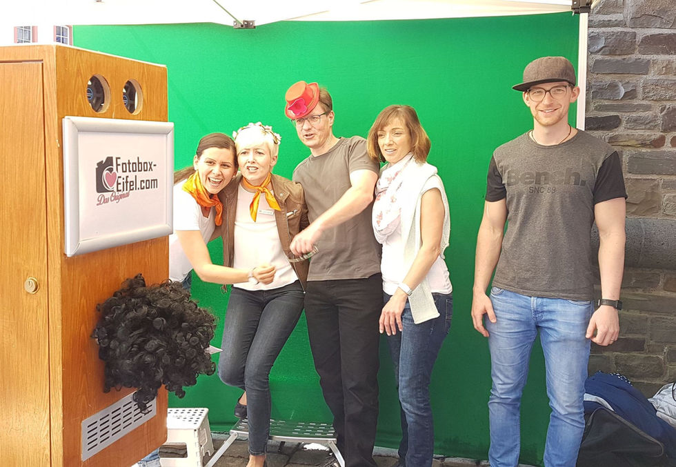 Fotobox mit GreenScreen