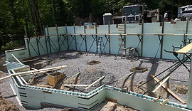 ICF Foundation, new home and cottage