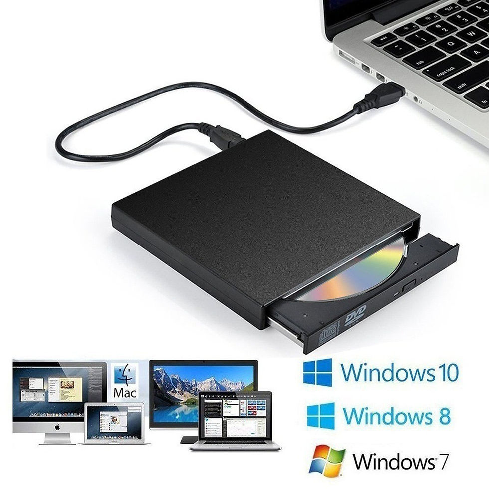 Miniatura: Portable USB 3.0 Slim External DVD CD Writer Drive