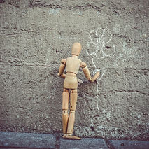 マッチの燃えかすと溶けた赤い蝋