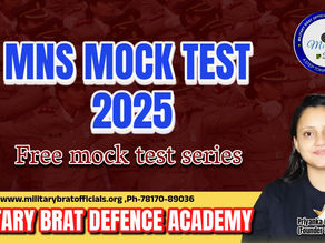 Free Mock Test Series for MNS Indian Army Exam 2025