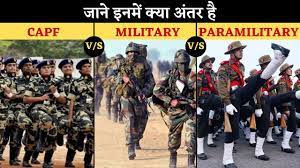 Difference between paramilitary and 🪖 Army or Military