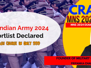 🌟 Military Nursing Service (MNS) - UG Nursing Officer Shortlist 2024 🌟Download List & Search your Reference Number