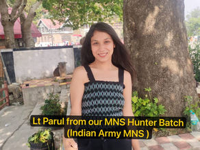 Celebrating Success: Lieutenant Parul Pandu’s Journey from MNS Hunter Batch to the Indian Army