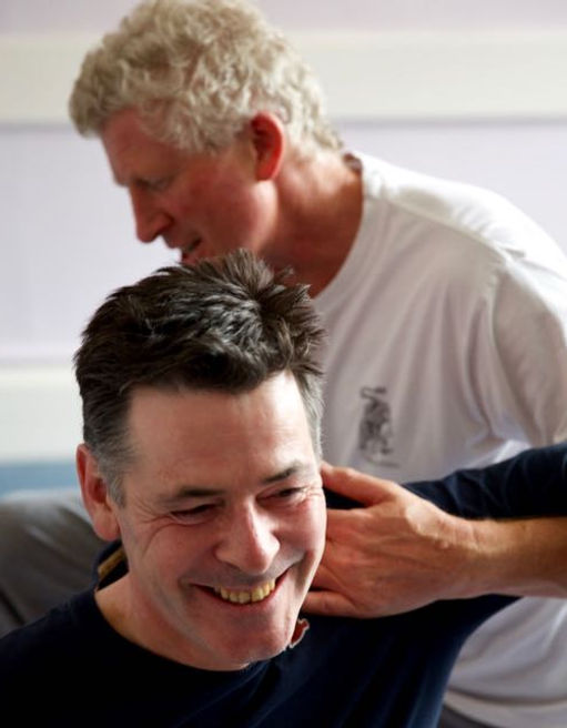 Shiatsu, shoulder mobilisation