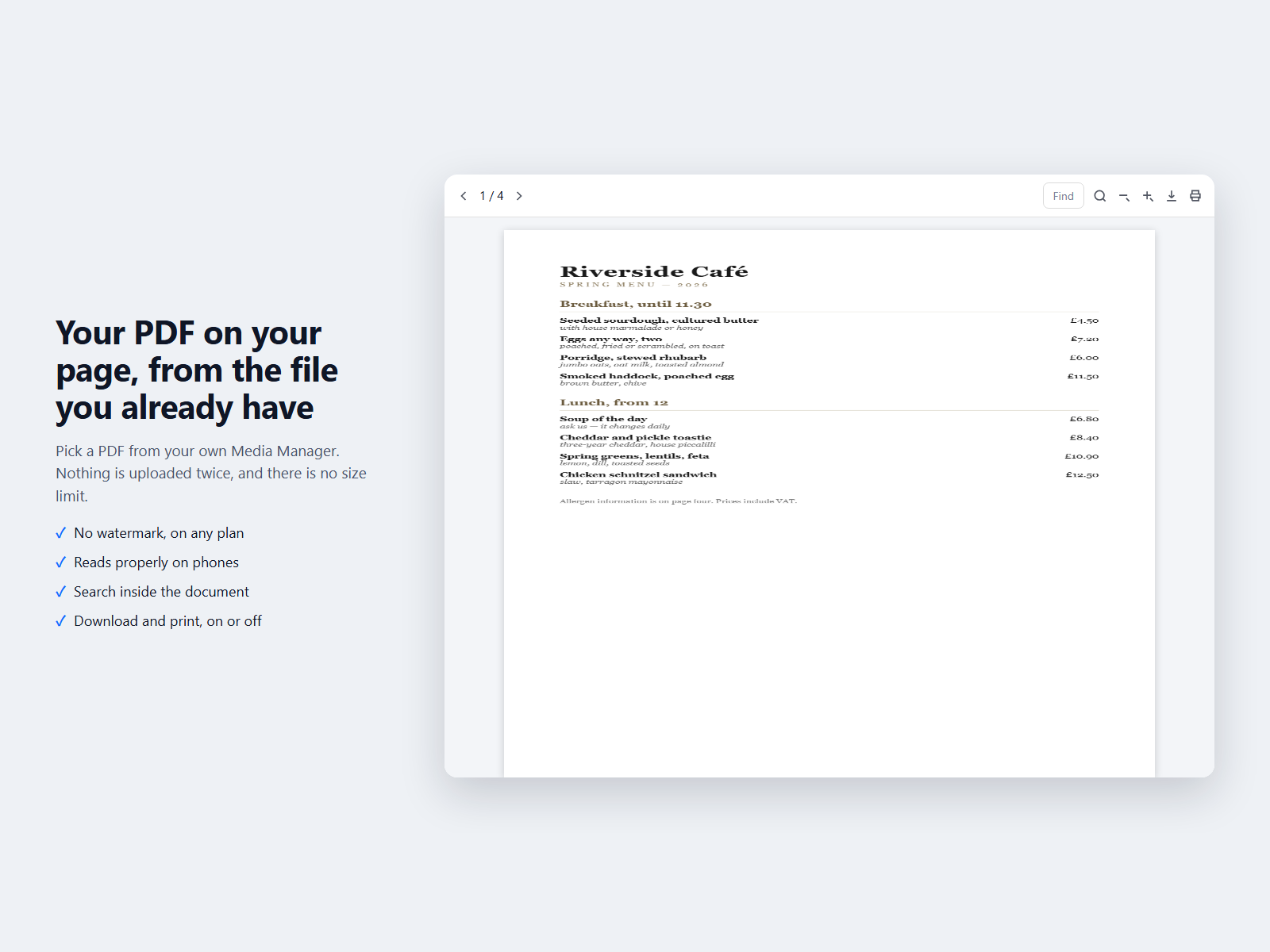 Clear PDF screenshot 1
