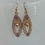 Thumbnail: 3D leaf earrings with Swarovski pearl or crystsls