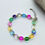 Thumbnail: Multicolour mystic crystal bracelet 