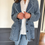 Miniature : Veste en Denim Oversize à finitions Effilochées
