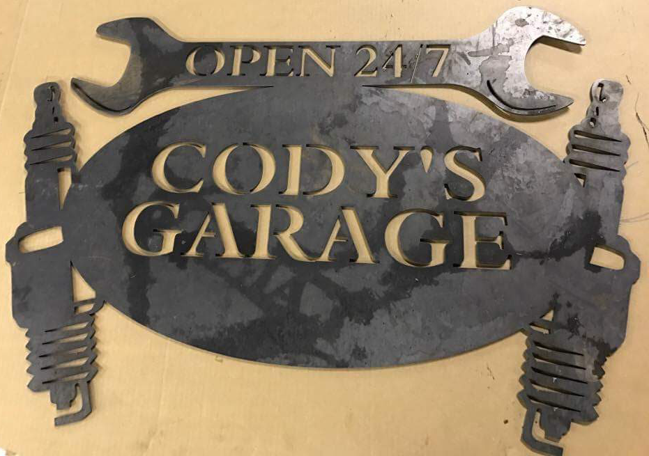 Custom Signs CNC Plasma Table metalheadwelding