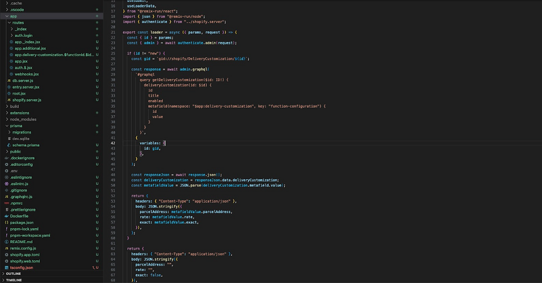 code sample Shopify functions