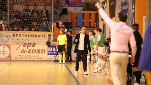 POST PARTIDO X7 PRIMEIRA DIVISIÓN FS | Manu Cossío: “Non somos capaces de ver porta e iso marca o partido”