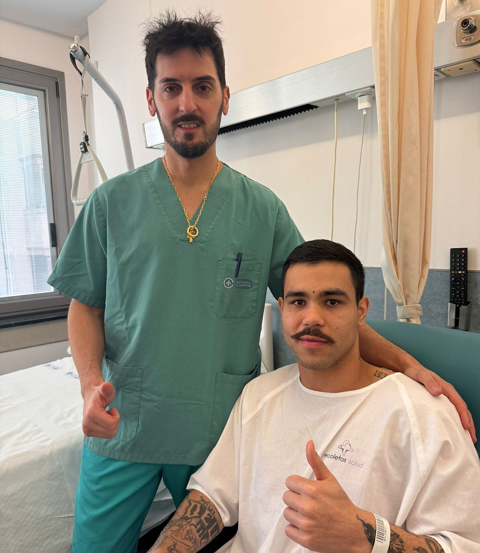 Martes, 23/12/2025 · 14:15h | El pívot brasileño fue intervenido quirúrgicamente este lunes de una rotura del ligamento cruzado anterior y meniscos interno y externo de la rodilla izquierda.