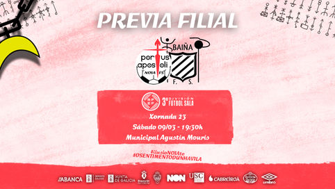 PREVIA J23 TERCERA | Noia Portus Apostoli FS “B” – Baíña FS-Granichan | Opción para redimirse