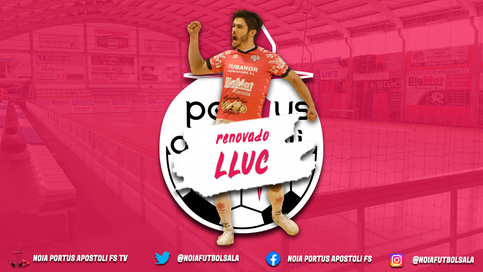 Lluc se compromete por tercera temporada seguida con el Noia Portus Apostoli FS