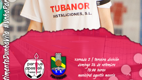 PREVIA FILIAL | Noia Portus Apostoli B-FS Pontedeume | Empezar a facer da casa un fortín