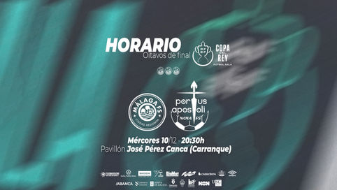 Os oitavos de final da Copa do Rei FS, o mércores 10 ás 20:30h en Málaga