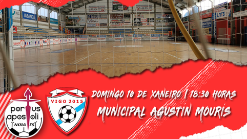 Noia Portus Apostoli B-Vigo 2015 FS: o filial dá comezo ao 2021 coa ambición de volver a gañar