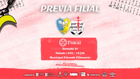 PREVIA J20 TERCERA | I. M. Galical Rábade FS - Noia Portus Apostoli FS “B” | El segundo tercio acaba en Lugo