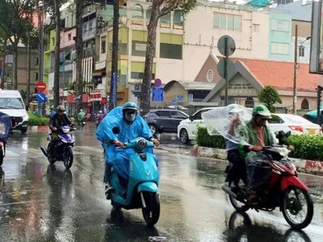 Thời tiết TP HCM hôm nay 21/8: Tiếp diễn mưa dông vào chiều tối và đêm