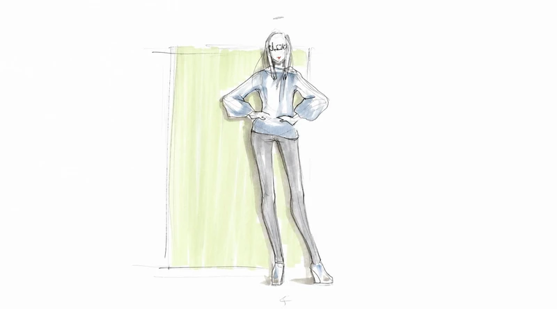 Modezeichnen und Fashion Illustration lernen – Modefiguren und professionelle Modeskizzen zeichnen