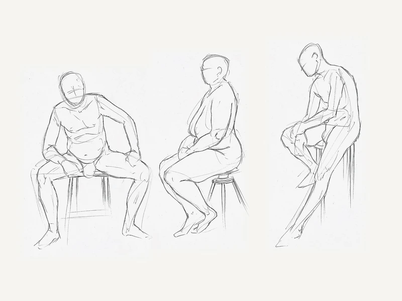Aktzeichnen Aufbaukurs – menschliche Figuren, dynamische Posen und Körperhaltung zeichnen